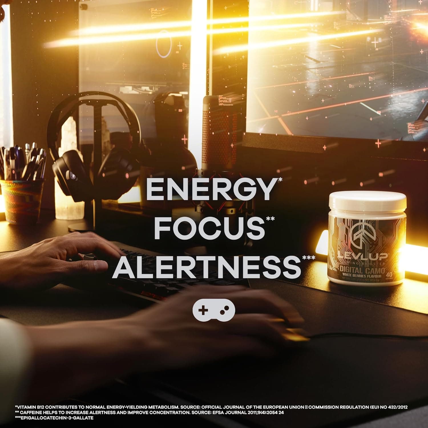 LevlUp Shiny Dragon Gaming Booster – Drachenfrucht & Litschi, 320g